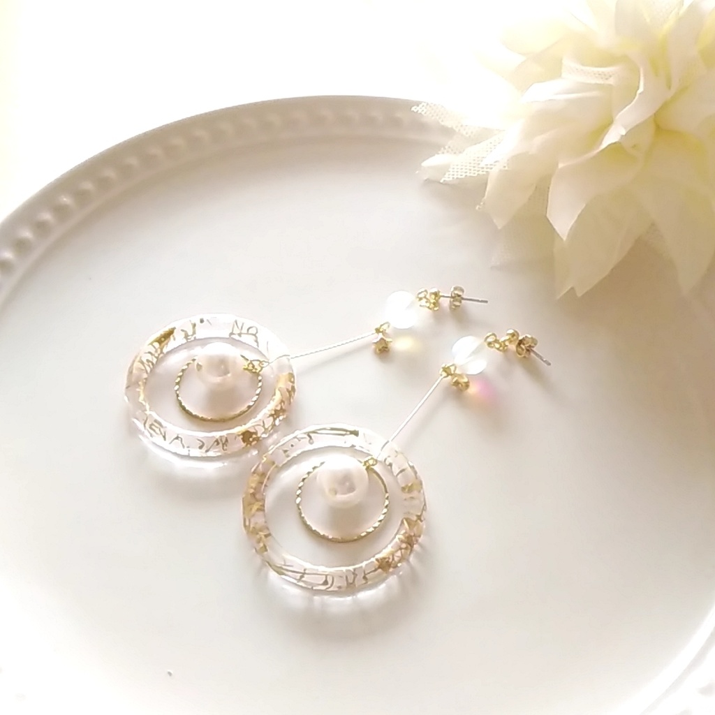 【&】朝露月のwaltz ピアス・イヤリング