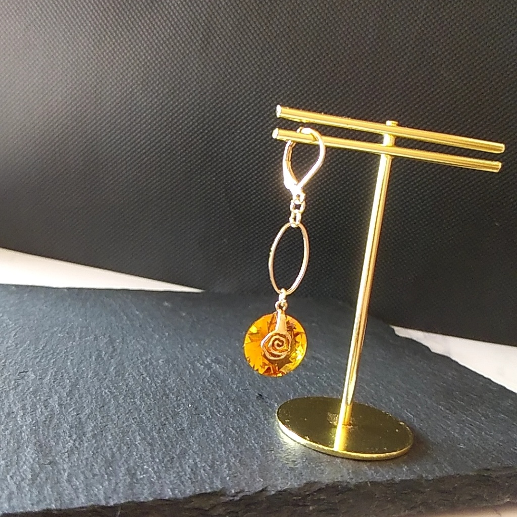 【&】Rose Heart 片耳ピアス・イヤリング