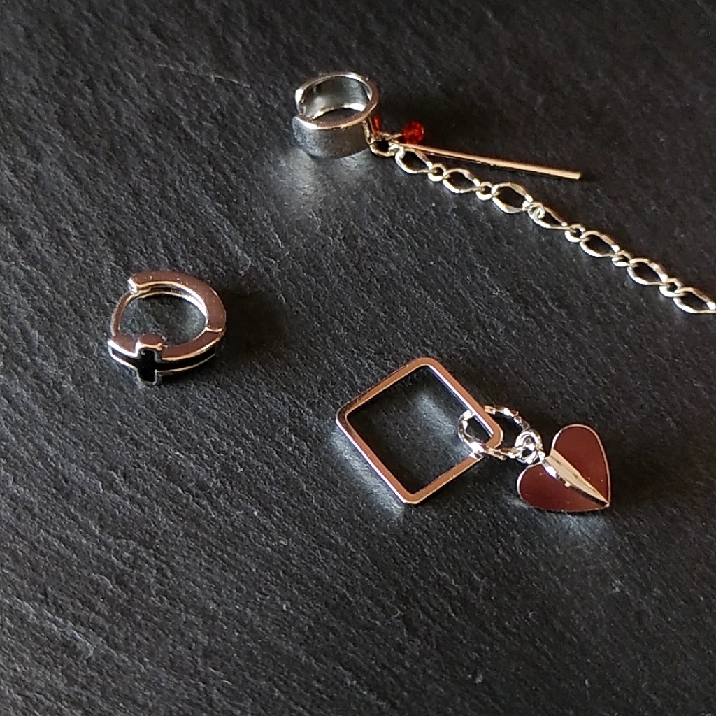 改・最終2点【★◆11】東京卍リベンジャーズ 三ツ谷隆イメージピアス・イヤーカフ片耳セット