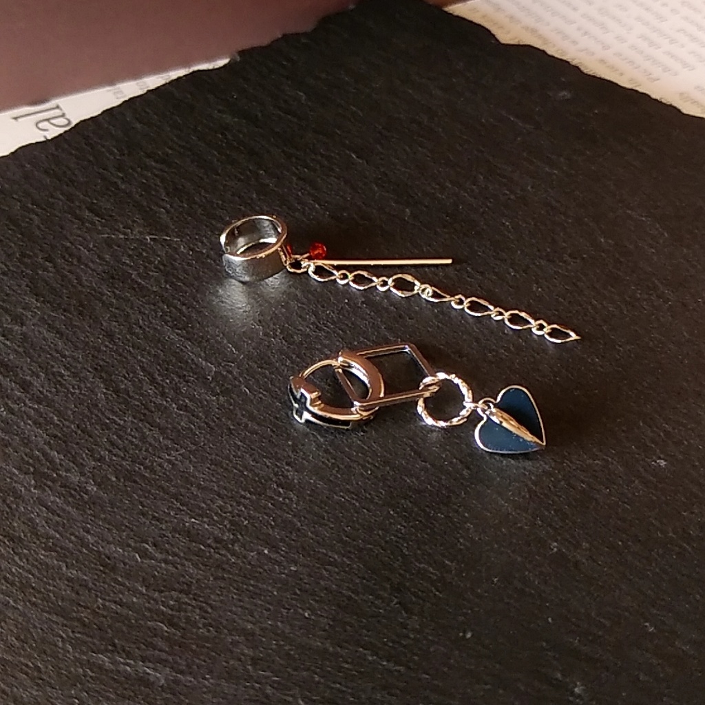 改・最終2点【★◆11】東京卍リベンジャーズ 三ツ谷隆イメージピアス・イヤーカフ片耳セット