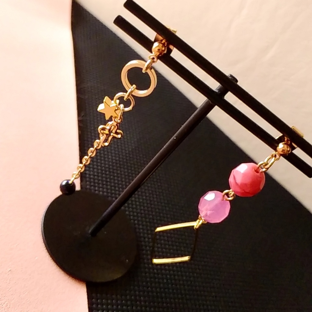 【◆1】東京卍リベンジャーズ 三途春千夜イメージアシメトリーピアス・イヤリング