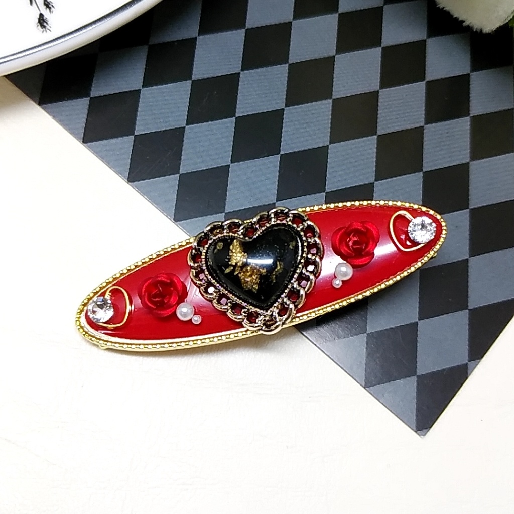 【◆B2】ツイステ ハーツラビュル寮イメージヘアクリップ