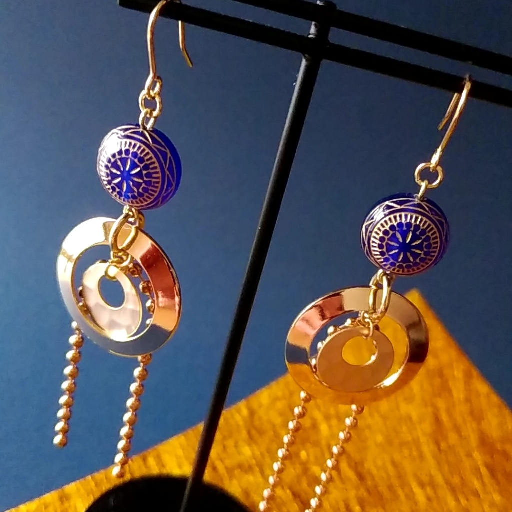 【◆】刀剣乱舞 三日月宗近 イメージピアス・イヤリング