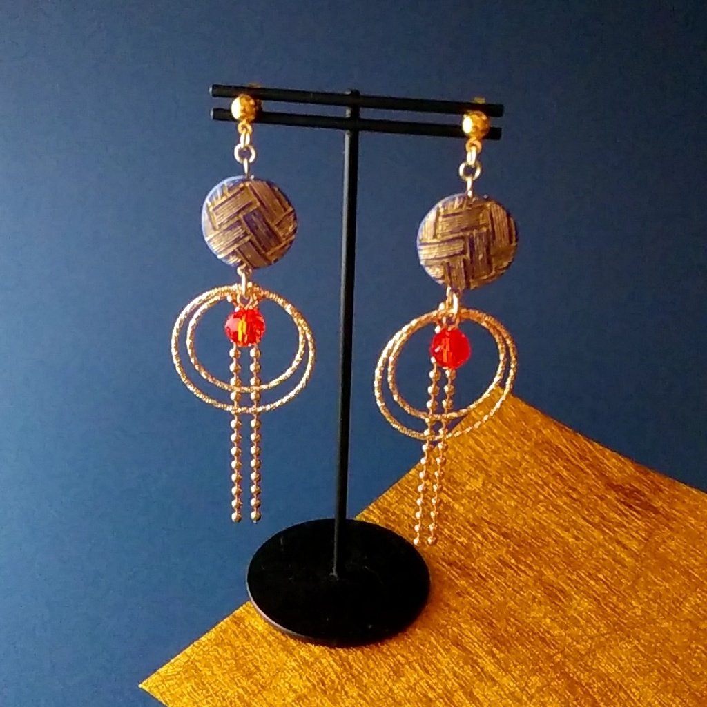 【◆】刀剣乱舞 三日月宗近 イメージピアス・イヤリング