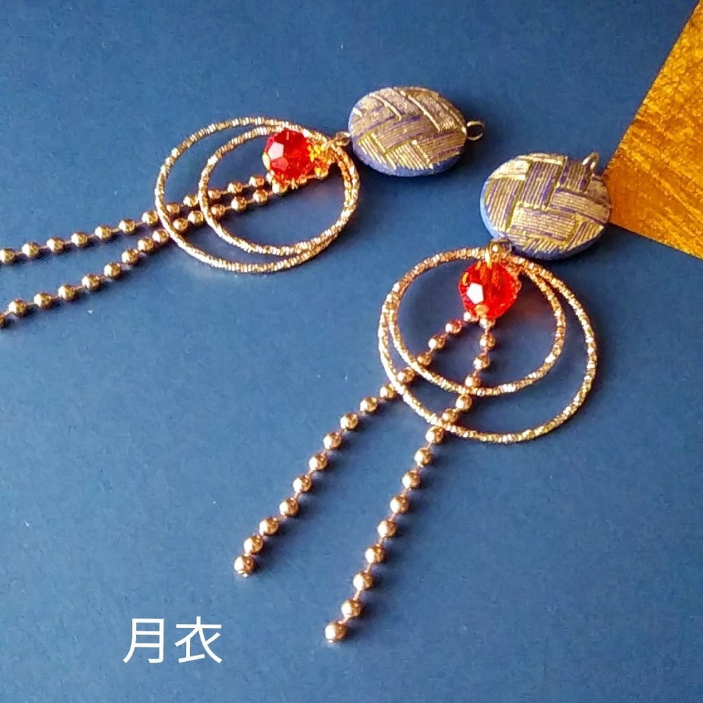 【◆】刀剣乱舞 三日月宗近 イメージピアス・イヤリング