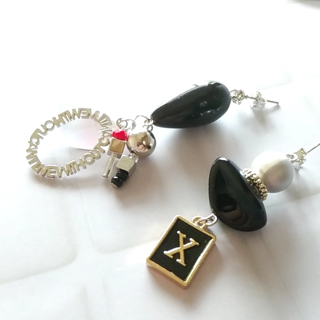 【●1】ニーアオートマタ 9S(ヨルハ九号S型)イメージピアス・イヤリング