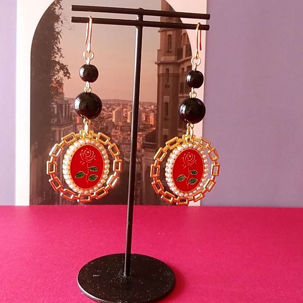 【ラストワン!完全限定2点◆1】SPY×FAMILY ヨル・フォージャーイメージピアス・イヤリング