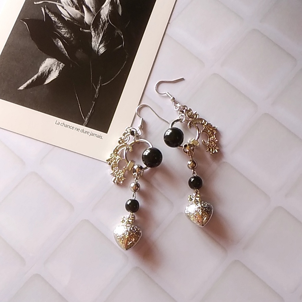 【◆2】ニーアオートマタ 2B ヨルハ二号B型イメージピアス・イヤリング