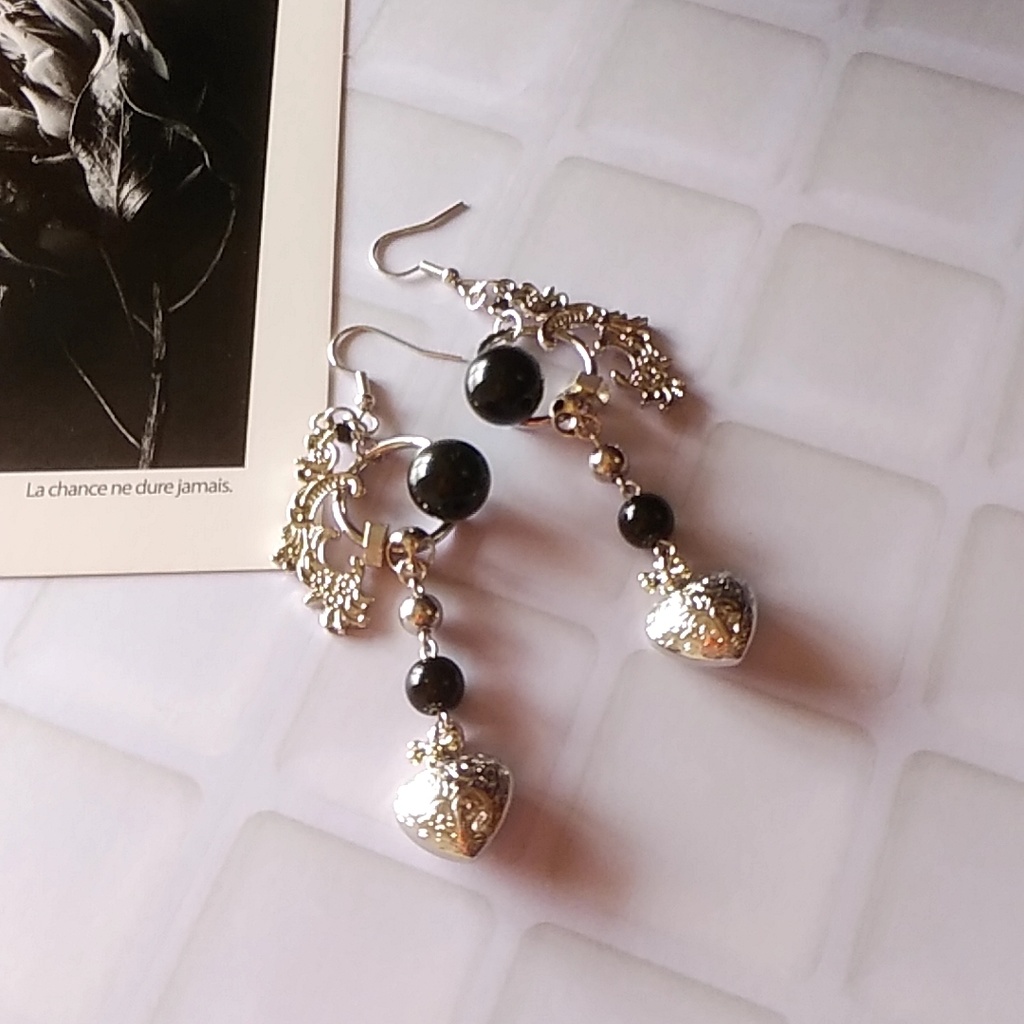 【◆2】ニーアオートマタ 2B ヨルハ二号B型イメージピアス・イヤリング