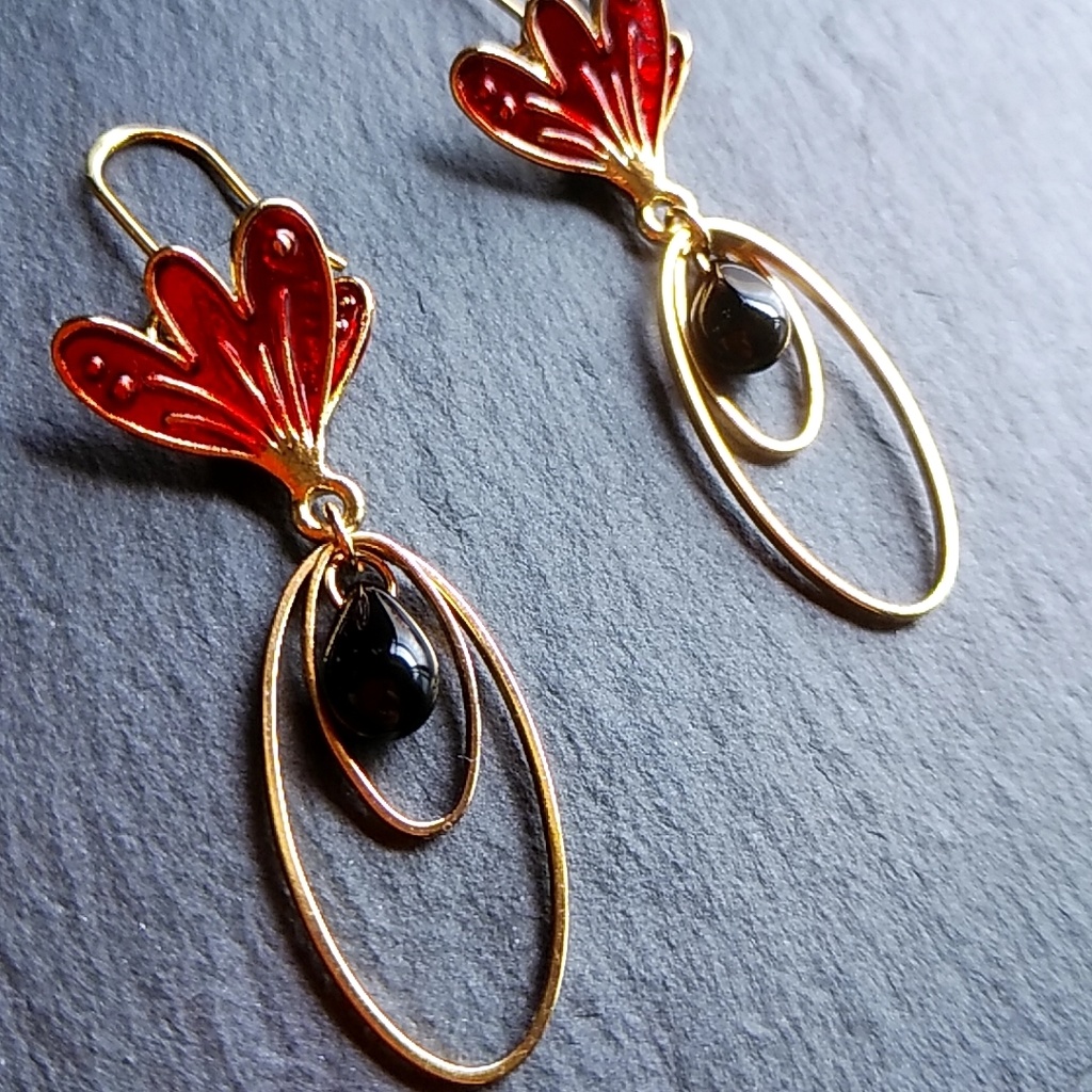 【◆】鬼滅の刃 上弦の弐 童磨 イメージピアス・イヤリング