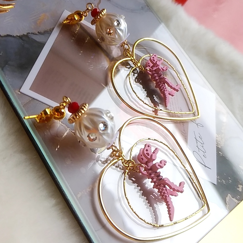 空想アイドル 少女A　2nd SG アブナイ純情Heart ピアス・イヤリング