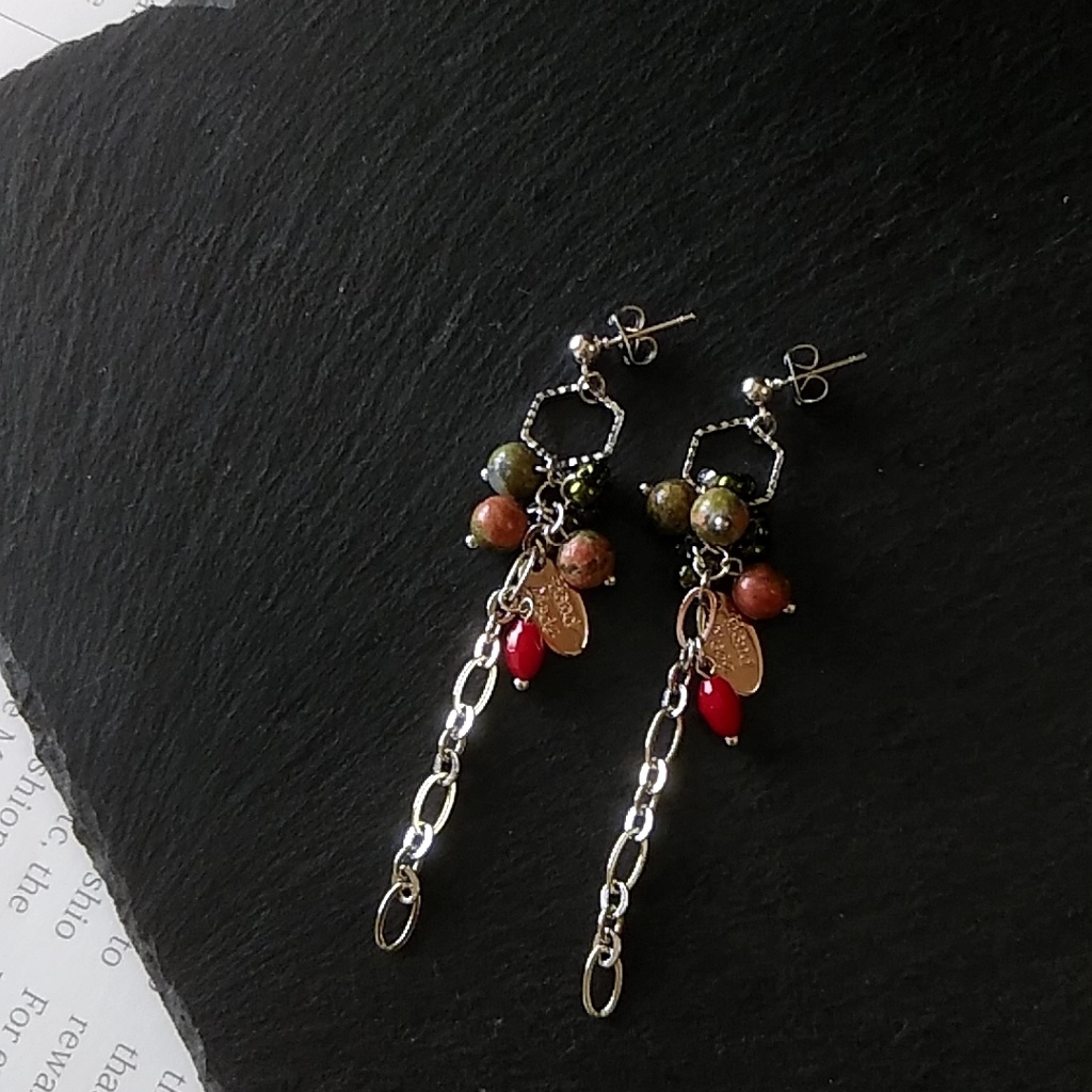 【◆限定2点】ミリタリースタイルピアス・イヤリング