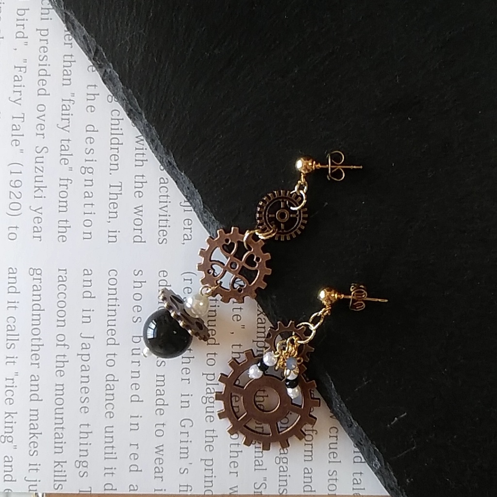 【◆限定2点】機械仕掛けのピアス・イヤリング