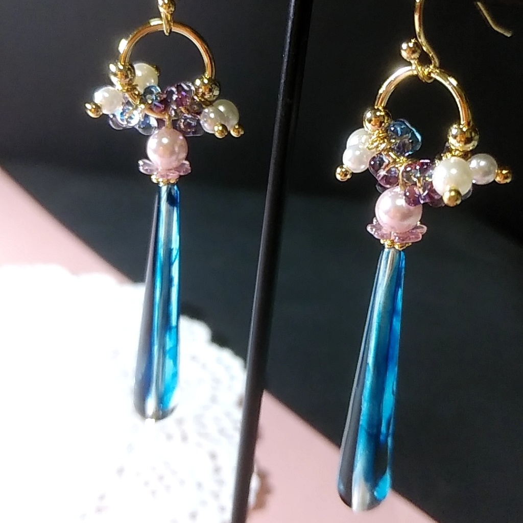 【◆1限定残り1点】ロングピアス・イヤリング