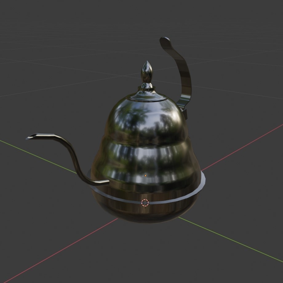 FBXモデル「ティーポット」