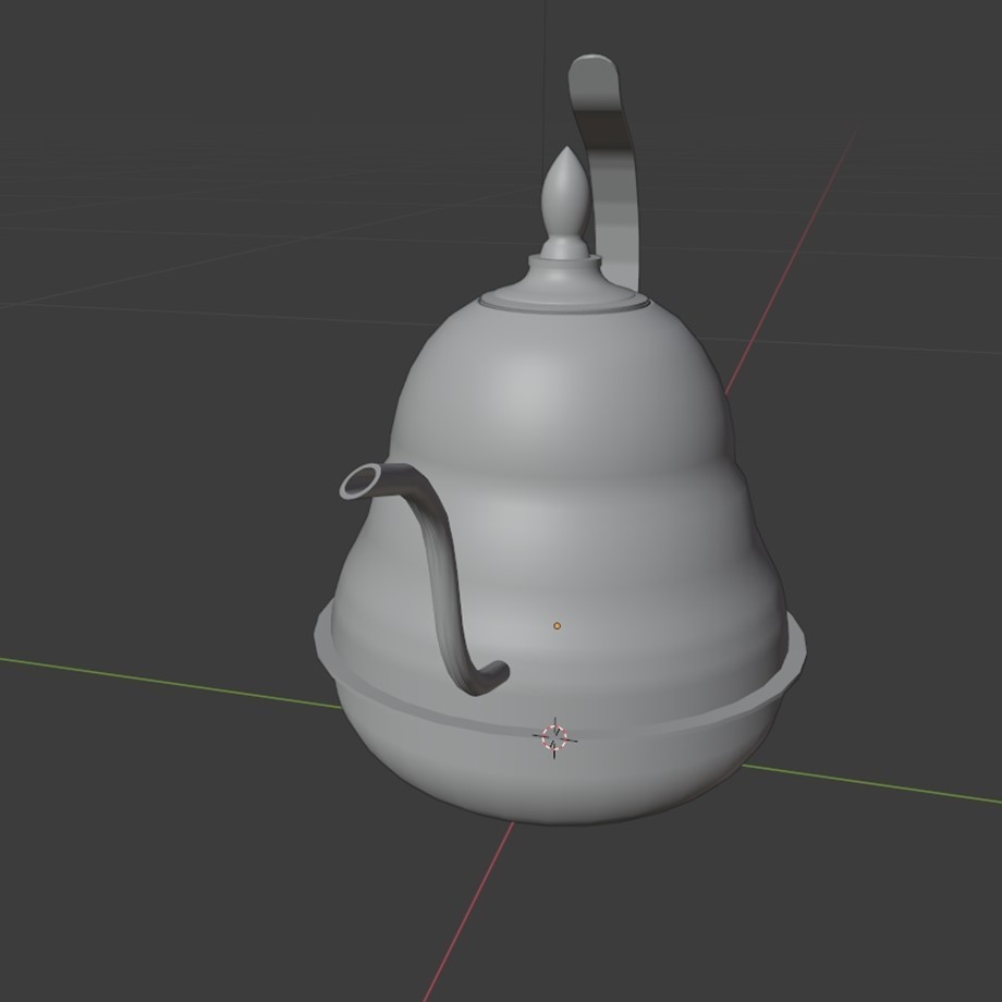 FBXモデル「ティーポット」