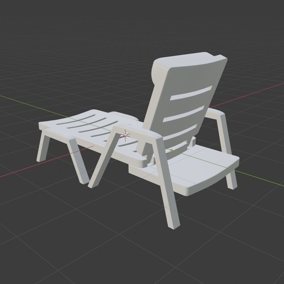 FBXモデル「ビーチにあるイス」