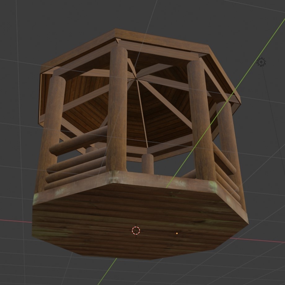 FBXモデル「東屋」