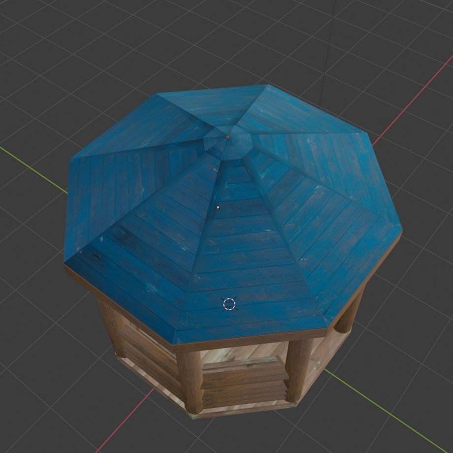 FBXモデル「東屋」