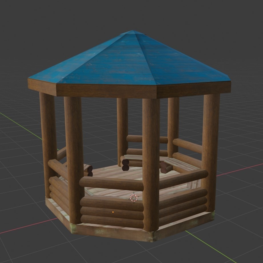 FBXモデル「東屋」