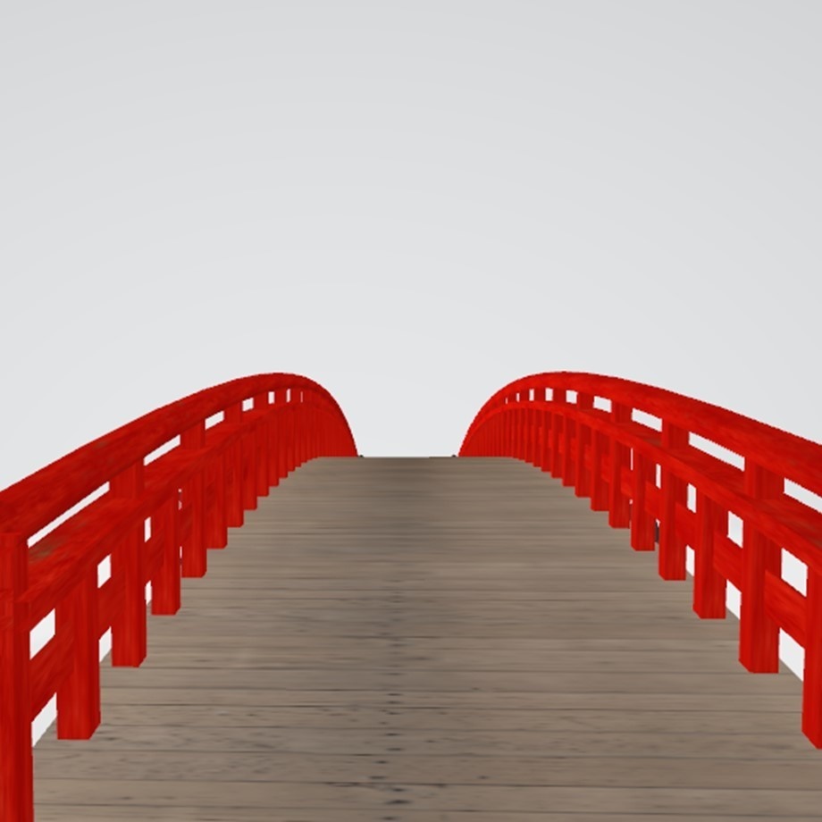 FBXモデル「和風の橋」