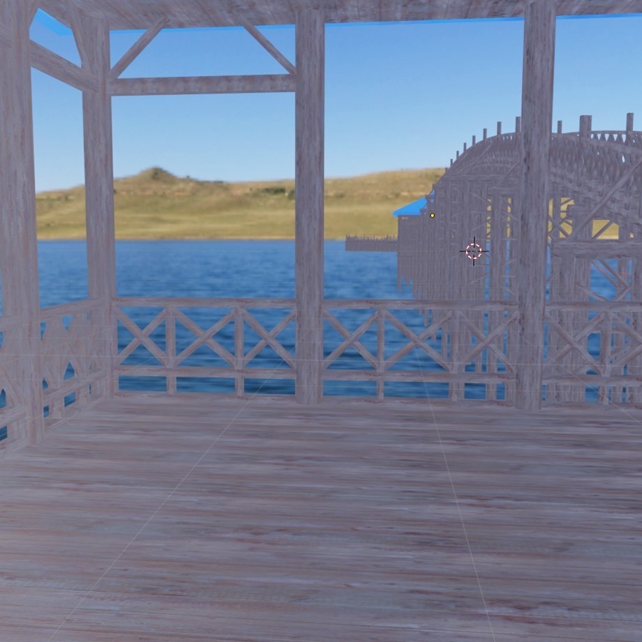 FBXモデル「和風の大きい橋」