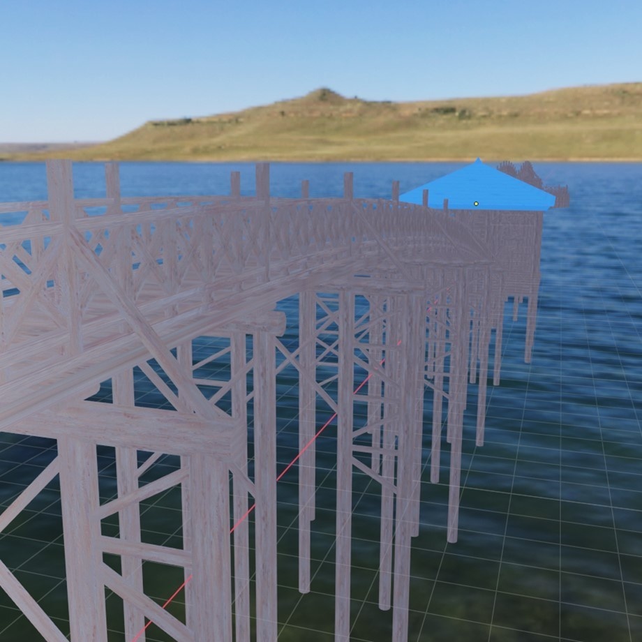 FBXモデル「和風の大きい橋」