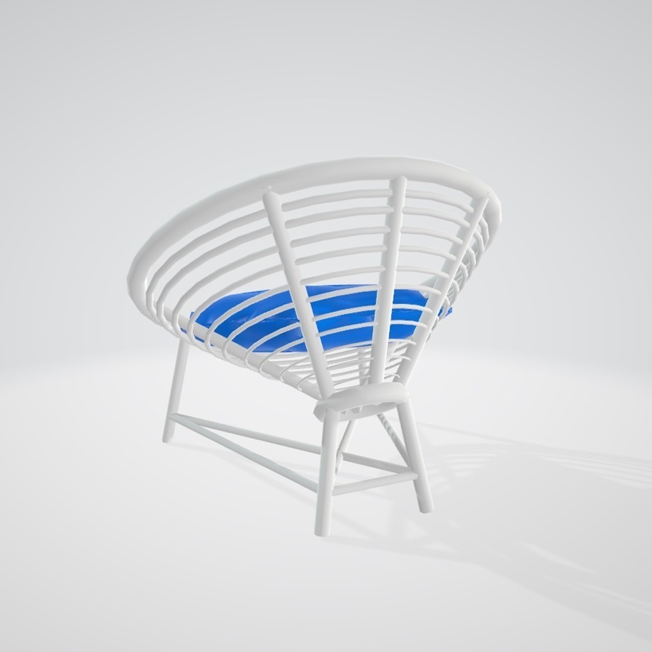 FBXモデル「カフェテーブル&カフェチェア」