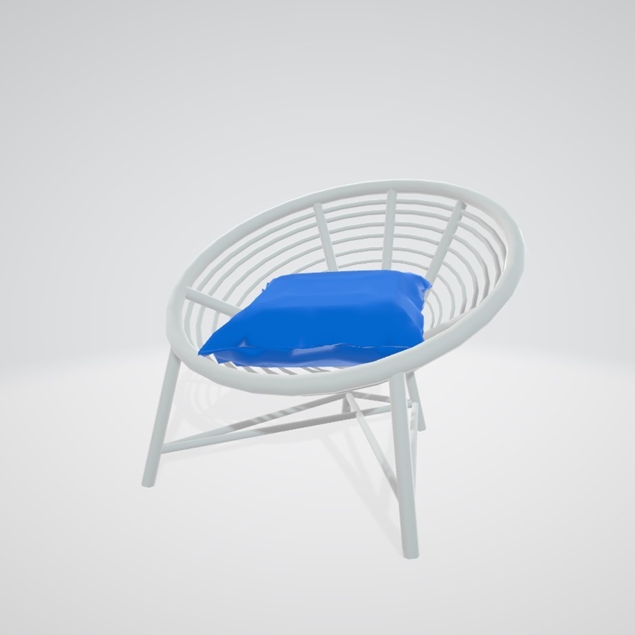 FBXモデル「カフェテーブル&カフェチェア」