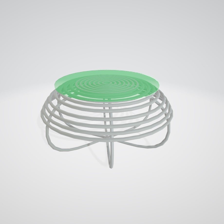 FBXモデル「カフェテーブル&カフェチェア」