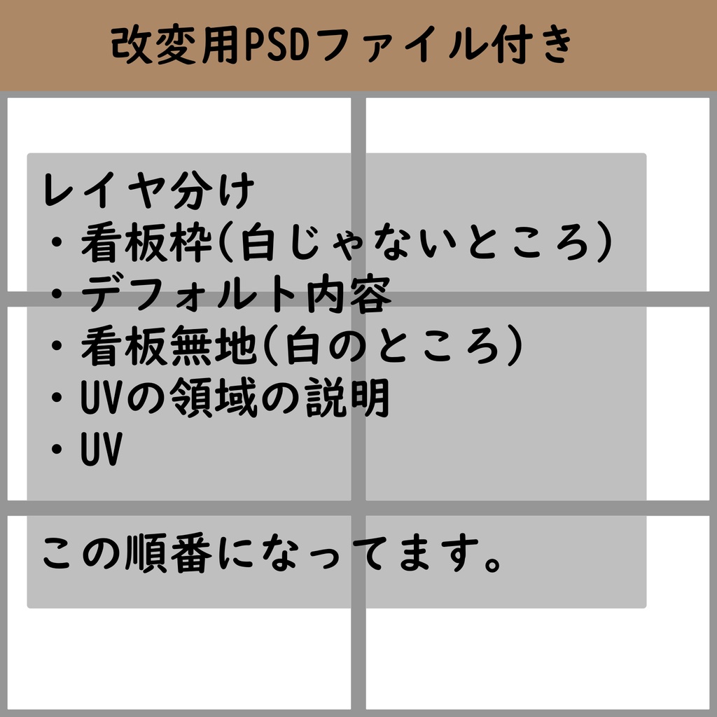 【無料】あばたー看板 〜手持ち/ワールド固定 切り替え可能看板〜【VRChat用・MA対応】