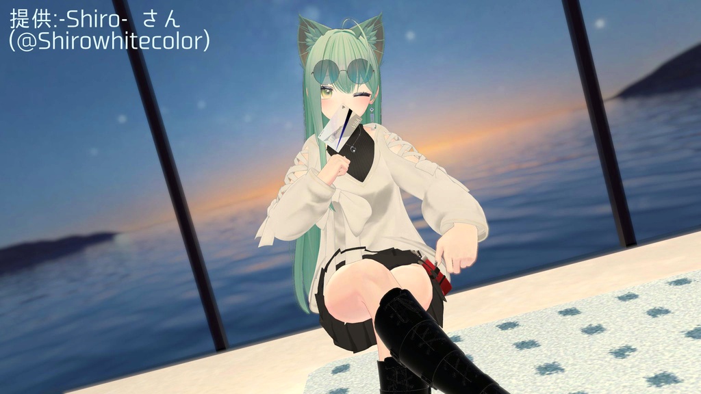 【無料】SANZAI Card【VRChat用・クレジットカード風ギミック】