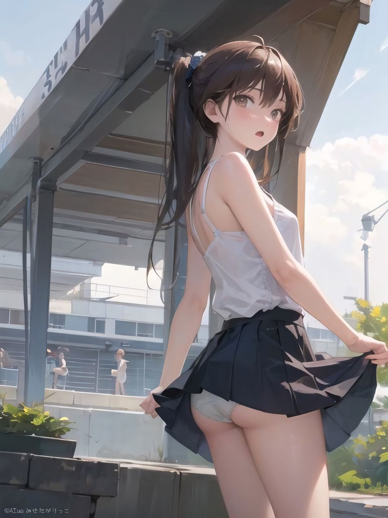 みせたがりっこsoft ~街中パンツチェック おしりっ娘編~【zip,pdf/387枚】