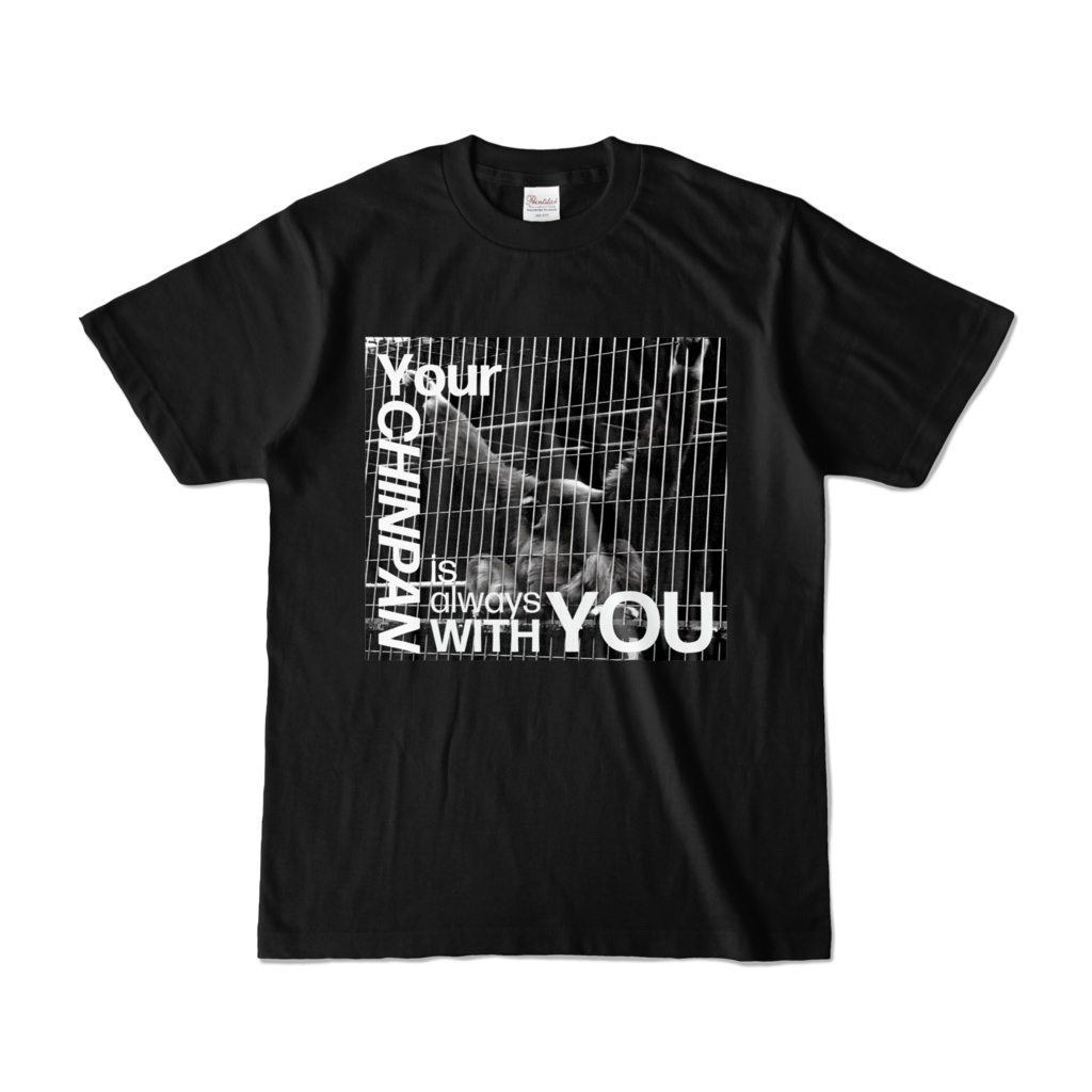 Your CHINPAN is always WITH YOU Tee -Black-