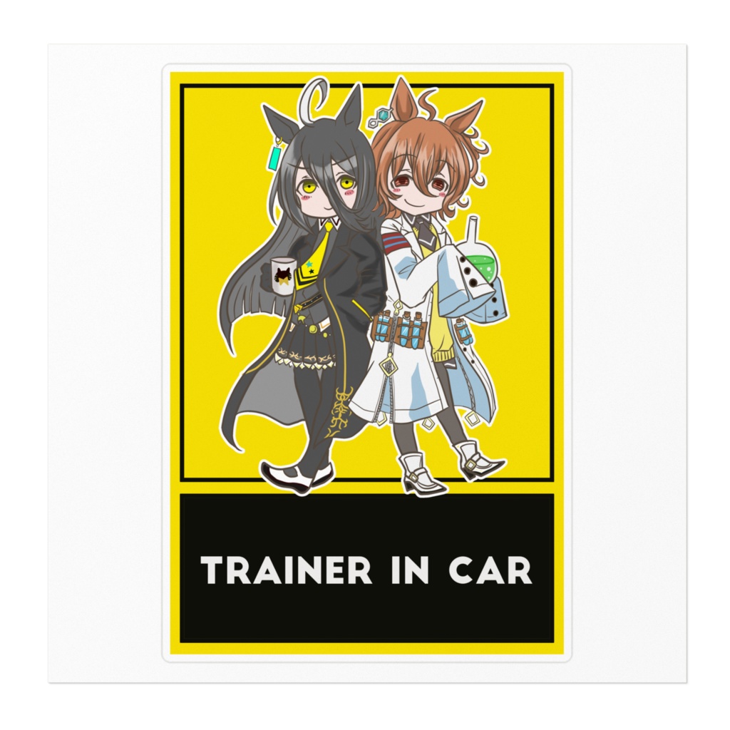 タキカフェ トレーナー用ステッカー