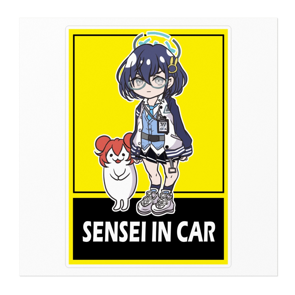 ブルアカ チヒロ ステッカー