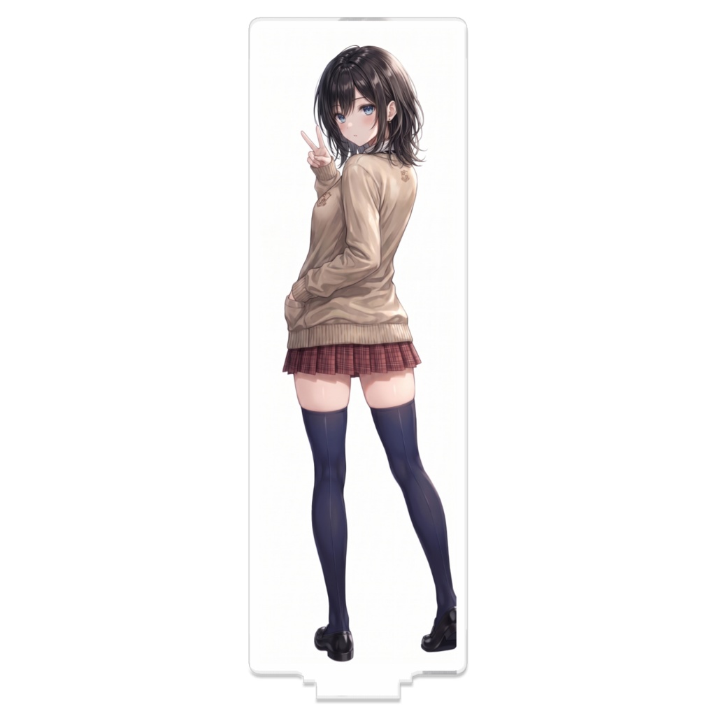 つながるアクスタ 噇曈 瞳(制服振り向き)