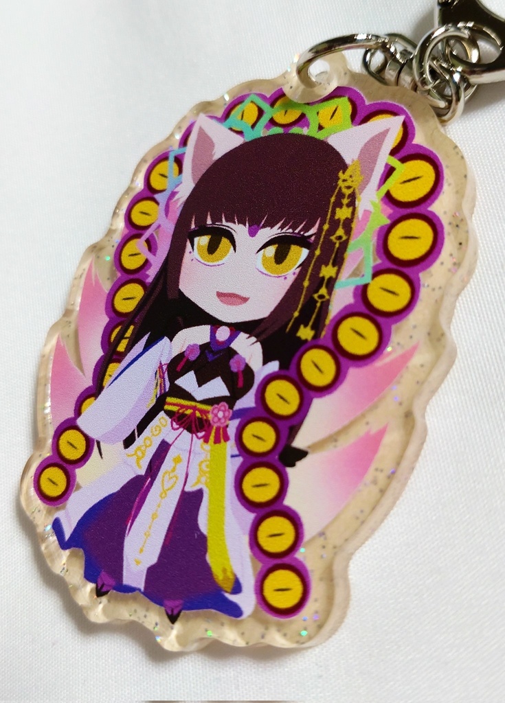 玉藻前ラメ入りアクリルキーホルダー