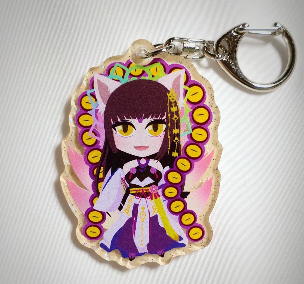 玉藻前ラメ入りアクリルキーホルダー