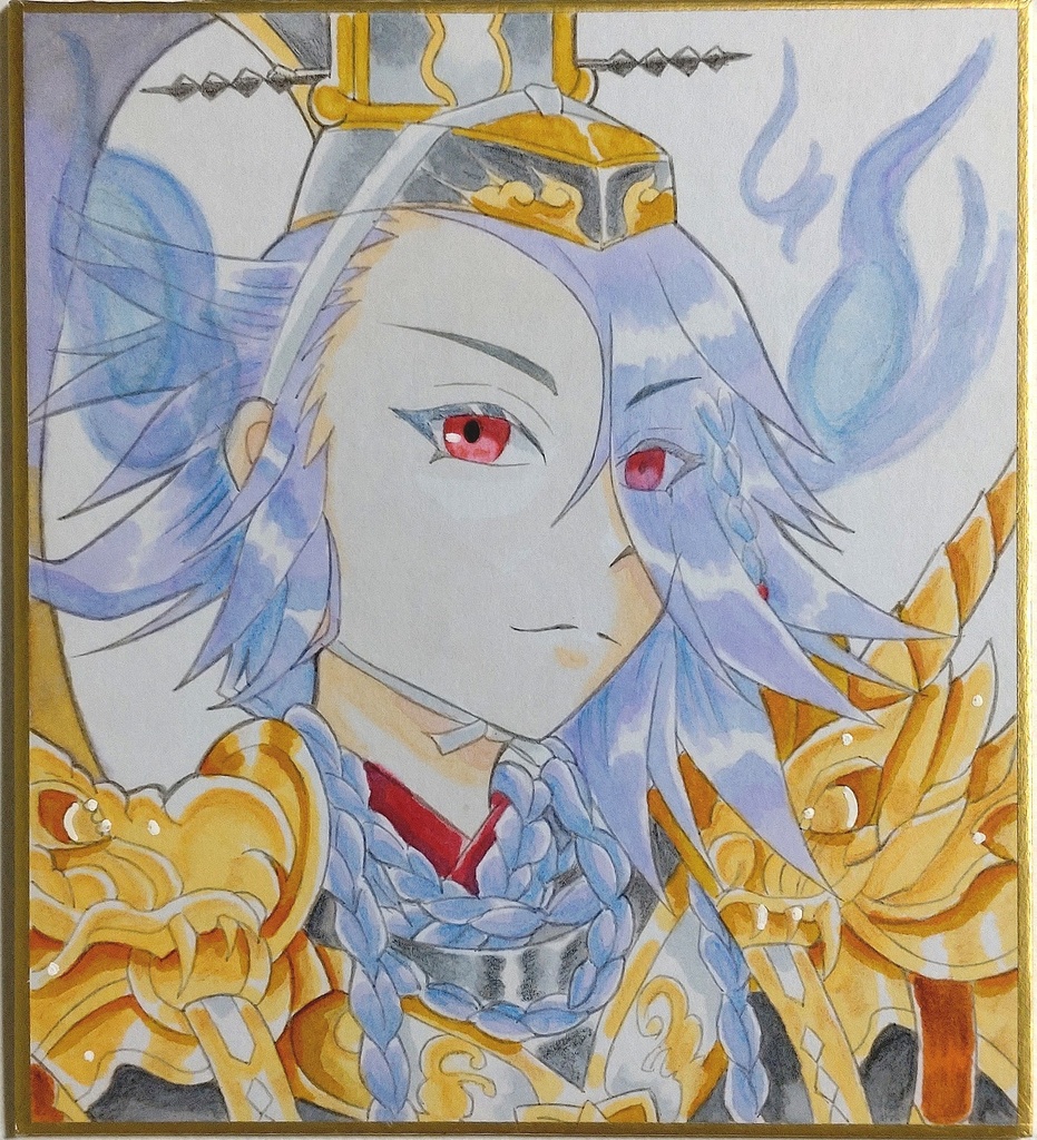 英傑大戦 ミニ色紙アナログ原画