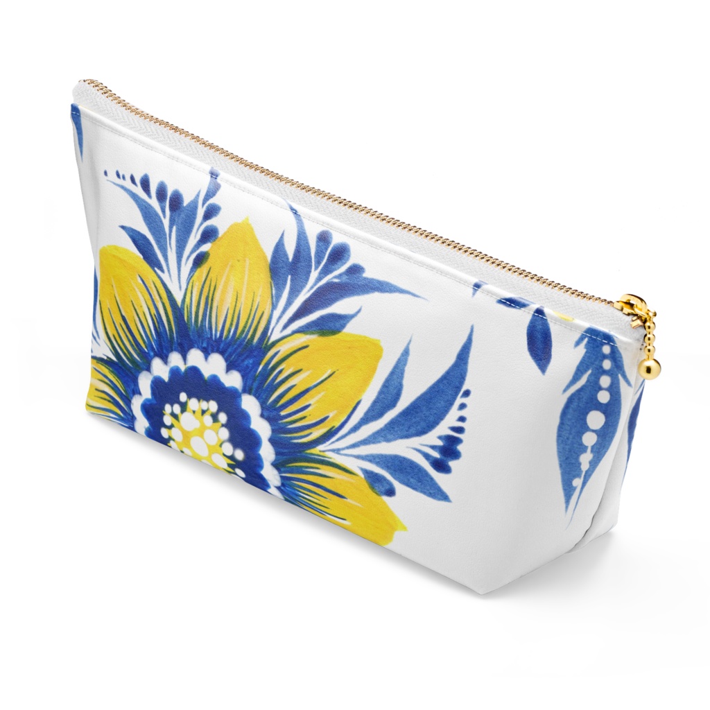 Ninas Petrykivka Sunflower Pouch A