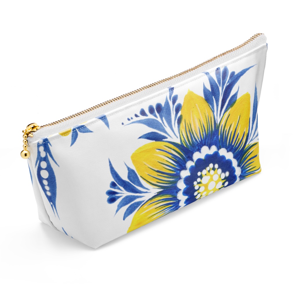Ninas Petrykivka Sunflower Pouch A