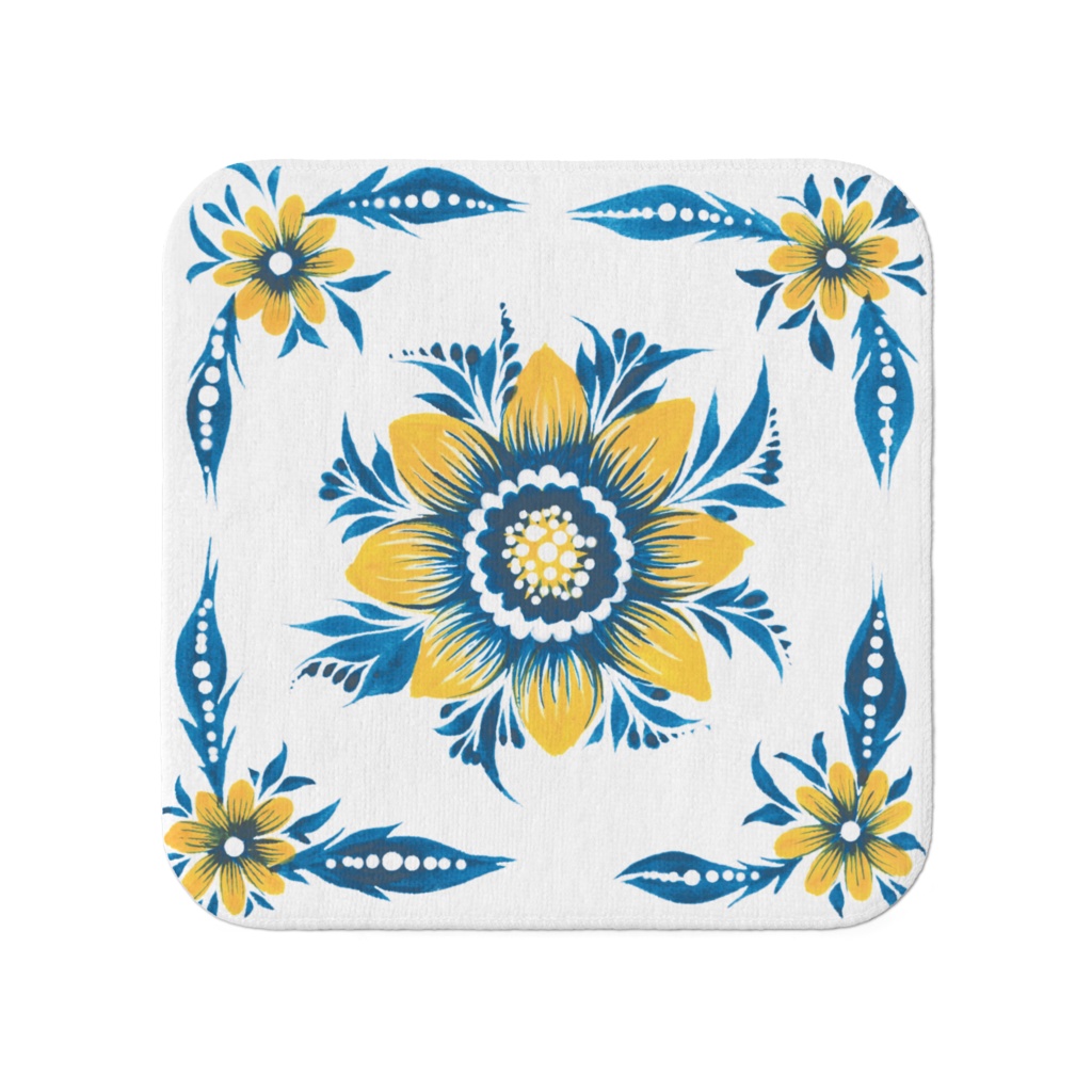 Ninas Petrykivka Sunflower Towel A