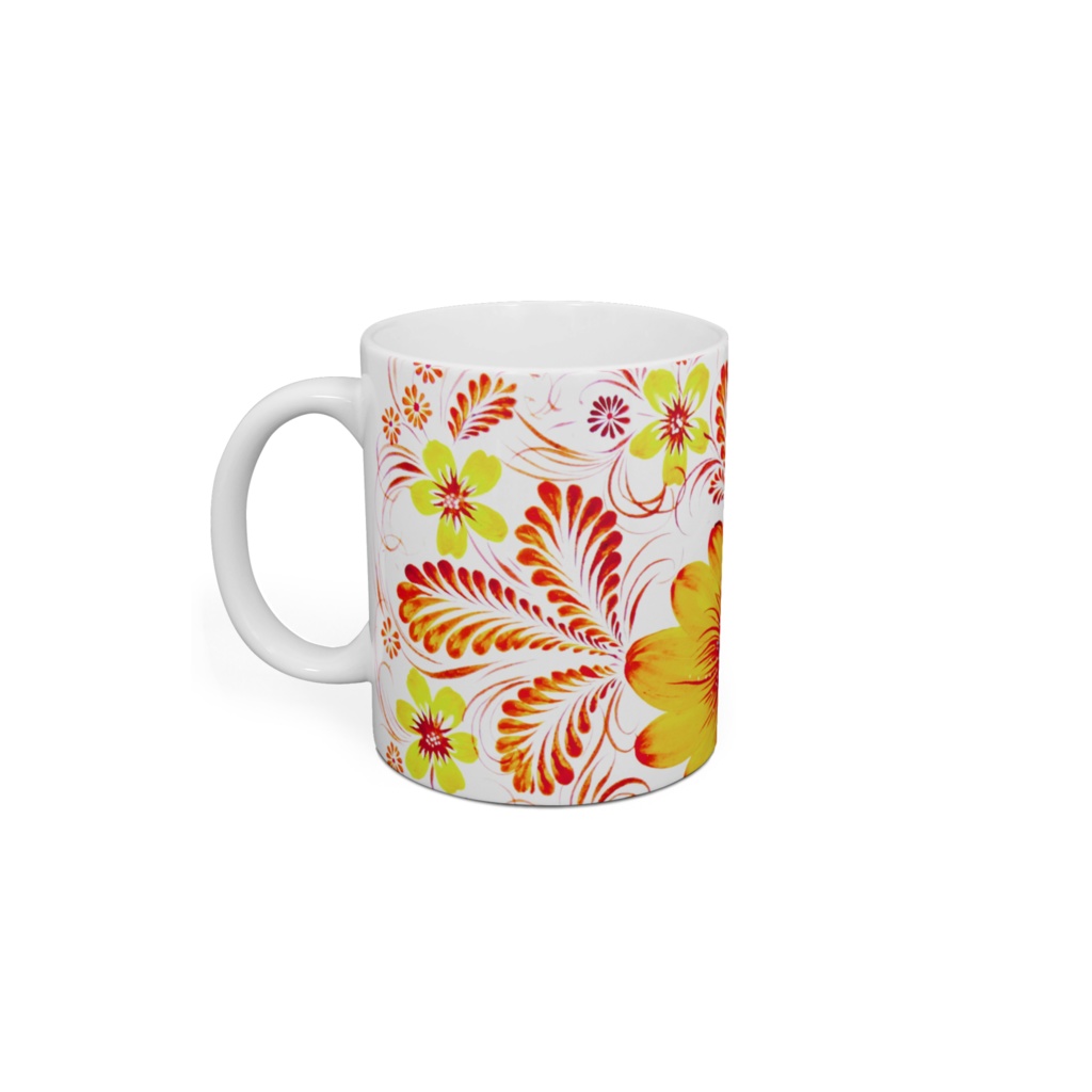 Katerynas Petrykivka Orange Mug
