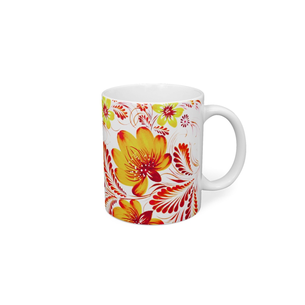 Katerynas Petrykivka Orange Mug