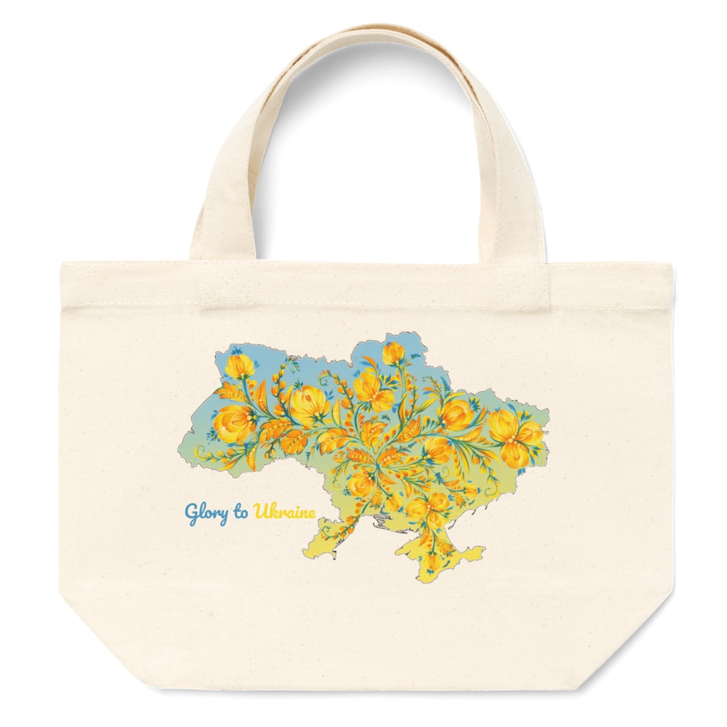 Flower Glory To Ukraine	Tote Bag S