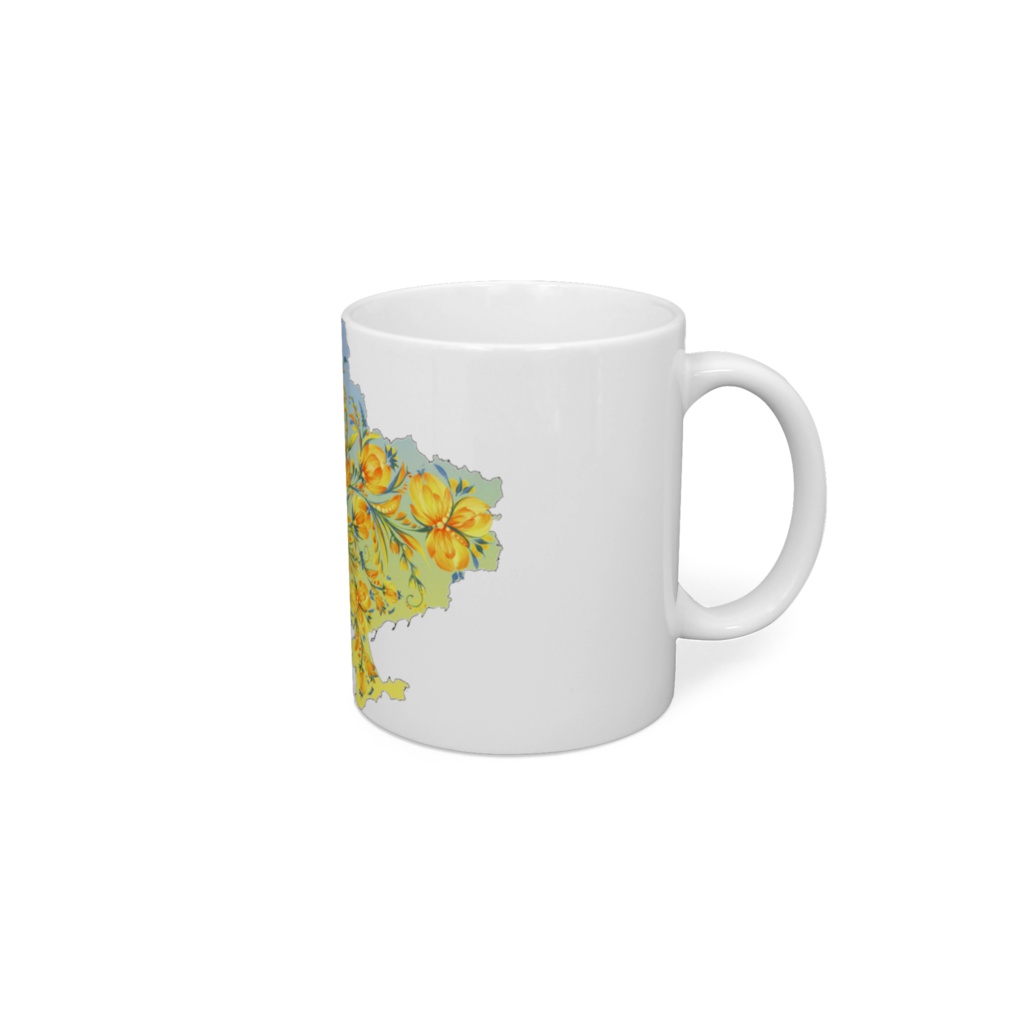 Flower Glory To Ukraine	Mug
