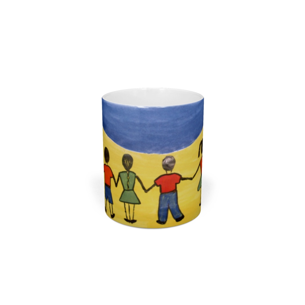 Ukrainian Kid’s Love Art from Kherson	Friends	Mug Simple white