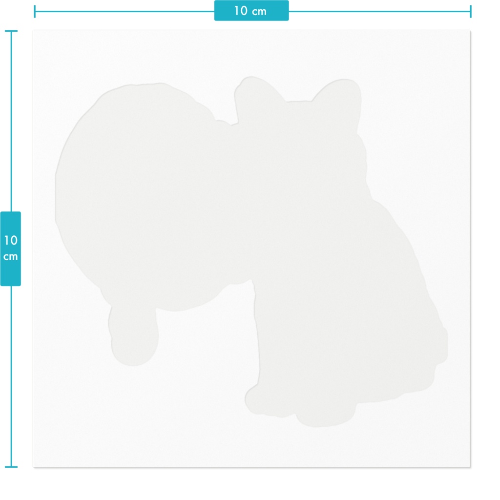 シャム猫まんじゅうステッカー