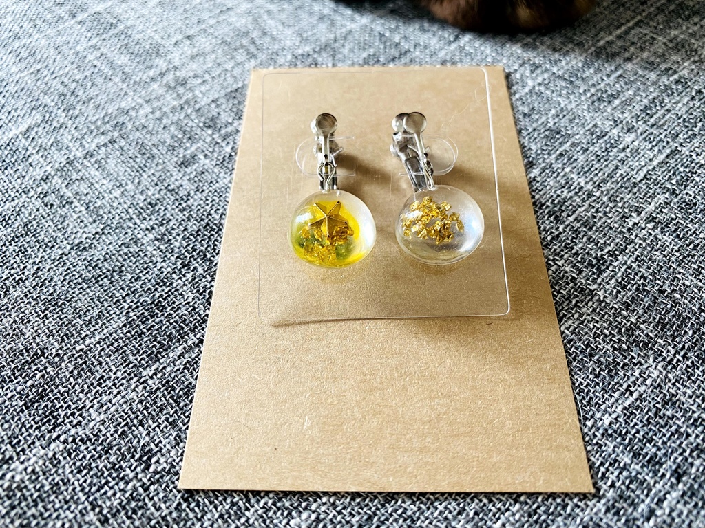 まるんとシンプルほしイヤリング